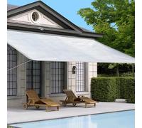 Filet D'ombrage en Aluminium Réfléchissant,Filet de Protection Solaire Voiture Refroidissement Feuille D'aluminium Toile d'ombrage Pergola pour Abri de Voiture/Fleurs/Plantes de Serre