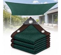 Filet d'ombrage en HDPE avec œillets en Aluminium, résistant aux UV | Bord renforcé à six coutures pour serre, jardin, pergola, terrasse, balcon et brise-vue(8x12M)