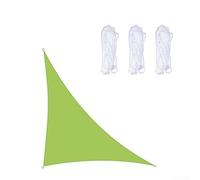 Filet d'ombrage en tissu Oxford 300 x 400 x 500 cm pour l'extérieur dans les jardins et les piscines (vert)