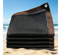 Filet d'ombrage Extérieur 1.9 x 4.4 m Bloquer Les Rayons UV avec Œillets, Résistant Aux UV et Au Vent Toile d'ombrage Jardin pour Patio Serre Jardin Pergola Pet House, Noir