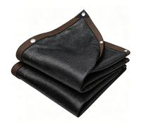 Filet d'ombrage Extérieur, Toile d'ombrage avec œillets, Noir Protection Solaire, Respirant Auvent pour Balcon Patio Lawn Plantes Fleurs Chenil(5mx5m)