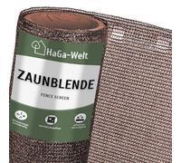 Filet d'ombrage HaGa de 1,5 m de large avec un effet d'ombrage de 85 % en brun - Protection contre la chaleur et le soleil pour les plantes - Protection des balcons et voile solaire pour terrasses