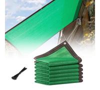 Filet d'ombrage haute densité à 85 % avec œillets - Résistant aux UV - Perméable à l'air, au vent et protection des plantes - Perméable à l'eau - 8,5 x 14 m