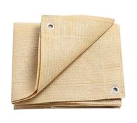 Filet D'ombrage Isolant Thermique pour Toit Extérieur, Toile D'ombrage Beige Anti-ultraviolets, Clôture De Jardin, Tissu D'ombrage pour Parking(4.0x6.0m/13.1x19.6ft)