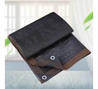 Filet d'ombrage Jardin Voile Ombre Anti-vieillissement Bâche d'ombrage, Filet d'ombrage, Couverture en maille d'ombrage respirante pour bâche en maille d'ombrage, pergola, filet d'intimité, noir-5 x 7