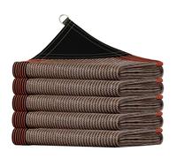 Filet D'Ombrage Microperforé, Schattennetz Voile Ombrage Intimité, Coupe-Vent Et WasserdurchläSsig, Toile Ombrage pour Plantes, Jardin Et Pet House(Brown,10x10m)