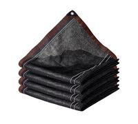 Filet d'ombrage Noir - 4x10m Filet d'ombrage Jardin avec œillets,80% Protection Solaire Voile d'ombrages HDPE Respirant Couverture Extérieu/Serre/Jardin/Pergola/Patio Lawn/Pet House