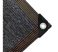 Filet d'ombrage Noir 5 x 7 m - Filet d'ombrage de Jardin avec œillets - Taux d'ombrage 70% - Résistant aux UV - pour Protection des Plantes, Serre, Grange ou chenil