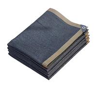 Filet d'Ombrage Noir 97% Toile Solaire Haute Densité pour Voiture Chenil et Serre 3X3.0m 3x4.0m 3X5.0m 4x6.0m Brise-Vue Anti-UV avec Œillets pour Jardin et Terrasse(8x10.0m=26x32.8ft)