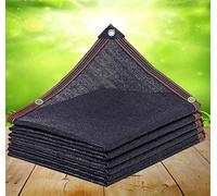 Filet d'ombrage noir à 90 % en maille - Protection solaire renforcée pour serres, cours et fleurs - 3 x 7 m