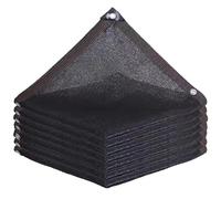 Filet d'ombrage Noir perforé, Filet d'ombrage pour Serre | Résistant aux UV, léger et indéchirable ; terrasses, pergolas, jardins, toits-terrasses et applications de refroidissement.