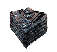 Filet d'ombrage noir - Protection UV et isolation 4 x 5 m - Auvent d'extérieur avec œillets pour plantes de jardin, agriculture, terrasse - Housse durable résistante à la chaleur