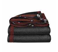 Filet d'ombrage noir robuste 70 % résistant aux UV pour serres et utilisation en extérieur, 3 x 4 m, 4 x 5 m, 4 x 6 m, 5 x 6 m, 6 x 11 m, avec œillets, protection solaire perméable à l'eau