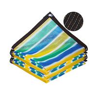 Filet D'Ombrage Ombrage 75% Renforce éPaissir Voile Ombrage,Filet de Nuance Couleur Bloquer Les UV Coupe-Vent Anti-DéChirure avec Oeillets,pour Plantes Fleurs Grange (4mx5m/13.1ftx16.4ft)