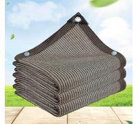 Filet d'ombrage Pergola Voile d'ombrage Rectangulaire Voile d'ombrage 3x3m Bache pour Pergola Toile Ombrage Extérieur 4x6 Beige,brown-2x4m