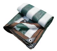 Filet d'ombrage Rayé Protection UV Bâche en Maille Couverture Tissu Toile