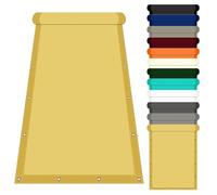 Filet Dombrage Rectangle 1.4 x 2.7 m Tissu Pehd Rectangulaire Toile Ombrage Multi Couleur et Taille pour Patio Jardin Terrasse Extérieur Balcon, Jaune Sable