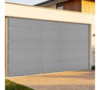 Filet d'ombrage Rectangulaire 0.9 x 3.4 m Protection Solaire Voile d'ombrage de Jardin avec Œillets pour Couverture Végétale Serre Jardin Pergola Patio Lawn Pet House, Gris Clair
