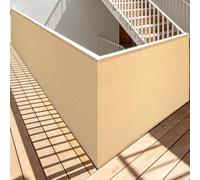 Filet d'ombrage Rectangulaire 1.4 x 3.5 m Vent et Perméable à l'eau Filet Anti Chaleur Extérieur avec Œillets pour Serre, Terrasse, Plantes, Poulailler, Coupe, Couleur Crème