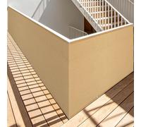 Filet d'ombrage Rectangulaire 2.1 x 2.4 m Vent et Perméable à l'eau Filet Anti Chaleur Extérieur avec Œillets pour Serre, Terrasse, Plantes, Poulailler, Coupe, Jaune Sable