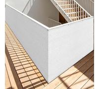 Filet d'ombrage Rectangulaire 2.3 x 2.5 m Vent et Perméable à l'eau Filet Anti Chaleur Extérieur avec Œillets pour Serre, Terrasse, Plantes, Poulailler, Coupe, Blanc