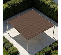 Filet d'ombrage Rectangulaire 2.7 x 3.1 m Vent et Perméable à l'eau Brise Vue de Jardin Résistant pour Serre Jardin Couverture Potager Terrasse, Brun