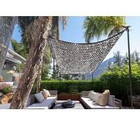 JardiDéco Filet d'ombrage rectangulaire bicolore multicolore