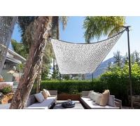 Filet d'ombrage rectangulaire 3 x 2,4 m Jardiline - Blanc pur