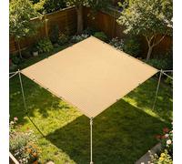 Filet d'ombrage Rectangulaire 3 x 4 m Respirant Voiles d'ombrage Résistant Plusieurs Tailles pour Serre, Terrasse, Plantes, Poulailler, Coupe, Couleur Crème