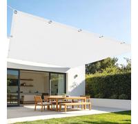 Filet d'ombrage Rectangulaire 310 x 325 cm Protection Solaire Filet Anti Chaleur Extérieur Résistant pour Jardin, Terrasse, Balcon, Camping, Pergola, Blanc