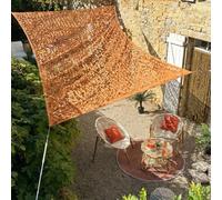 Filet D'ombrage Rectangulaire Polyester Oxford, 4 X 3 M, Army Sable - Jardiline Multicolore