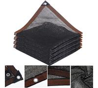 Filet D'ombrage Rectangulaire 8x12m Noir,60~65% Tissu D'ombre UV Protection,pour Jardin Terrasse Extérieur Patio Piscine Serres