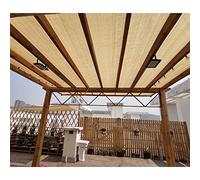 Filet d'ombrage rectangulaire 90 % résistant aux UV pour jardin/meubles/terrasse pour un maximum de protection solaire et de durabilité Jaune 5 x 5 m