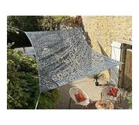 Filet d'ombrage rectangulaire polyester oxford, 4 x 3 m, army gris - jardiline