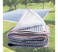 Filet d'ombrage réfléchissant en aluminium 4 x 7 m - Pare-soleil d'extérieur pour jardin, terrasse et véranda - Abri respirant pour une protection ultime contre la chaleur et résistance aux UV