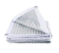 Filet d'ombrage réfléchissant pour serres, parkings, jardins, cours et niches - Auvent d'extérieur de qualité supérieure pour une couverture solaire ultime