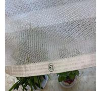 Filet d'ombrage résistant aux UV avec œillets et lanière pour balcon succulent, filet respirant, anti-âge, protection solaire, décoration de rideau idéal (3 x 5 m)