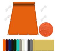 Filet d'ombrage Rideau pour Pergola 2 x 3.6 m UV Protection 98% Jardin Bâche d'ombrage avec Oeillets pour Patio Jardin, Terrasse, Balcon, Orange