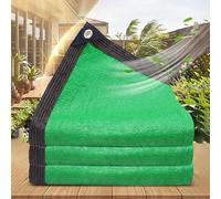 Filet D'ombrage Vert,3 x 8m avec œillets,Protection Solaire,Occultation,Protection UV,Respirant,Filet D'ombrage Extérieur,Shade Net,pour Pergola,Terrasse,Serre, Poulailler,Jardin,Potager