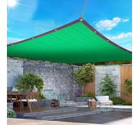 Filet d'ombrage vert de qualité supérieure résistant aux UV avec œillets - Pare-soleil polyvalent pour jardin, terrasse, balcon et serre - Disponible en 2 x 2 m, 3 x 4 m, 4 x 5 m, 3 x 5 m, 4 x 4 m