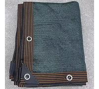 Filet d'ombrage vert pour jardin, maille de protection solaire à 55 %, coupe-vent, filet anti-feuilles, voile d'ombrage pour plantes, serre agricole (3 x 3 m)