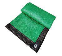 Filet d'ombrage vert résistant aux UV avec œillets, 3 x 12 m, pour protection de l'intimité et de la protection en extérieur