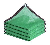 Filet d'ombrage Vert, Voile d'Ombrage Toile d Ombrage Rectangulaire Toile d'ombrage 75% Filet Solaire résistant aux d'ombrage Pare-Soleil,pour terrasse Serre Cours (2mx3m/6.6ftx9.8ft)