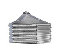 Filet D'ombrage, Voile D'ombrage Filet en Aluminium 99% Tissu Occultant Tissu D'ombrage Réfléchissant en Aluminium Protection UV Protection Solaire avec œillets pour Voiture Jardin (1x1m / 3.3x3.3ft)