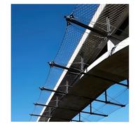 Filet en CâBle d'acier Inoxydable 304 Mailles Uniformes Et Forte Capacité De Charge, Convient pour La Protection des Ponts(5cm Mesh,0.8x2m)