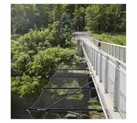 Filet en CâBle d'acier Inoxydable 304 Mailles Uniformes Et Forte Capacité De Charge, Convient pour La Protection des Ponts(10cm Mesh,1.5x3m)