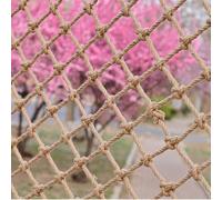 Filet en corde de jute vintage pour décoration intérieure et extérieure, idéal pour bars, cafés, fêtes, et support de plantes - 4 m x 5 m