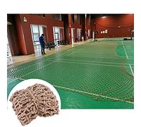 Filet en Corde, Filet de pêche décoratif Beige résistant, Filet de Protection pour l'escalade et Les paysages (2 x 2 m), Filet en Corde de 8 mm Personnalisable pour Une Utilisation extérieur