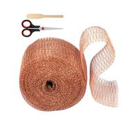 Filet en cuivre pour limaces - Double Couche de cuivre Inoxydable - Couvertures de Trous multifonctionnelles, barrière Contre Les limaces