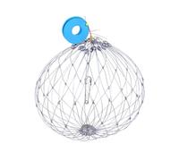 Filet en fil d'acier - Piège à rabat souple, panier de pêche automatique | Conception compacte à ouverture automatique avec filet durable qui favorise la capture efficace pendant la pêche en rivière